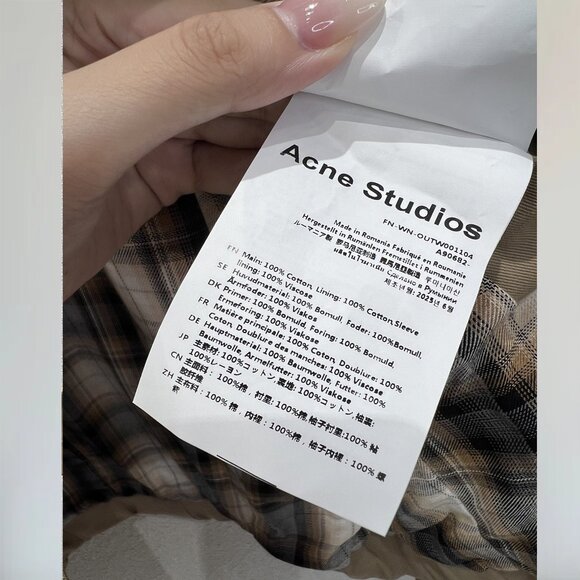 Acne Studios belted buttoned coat - Picture 10 of 11